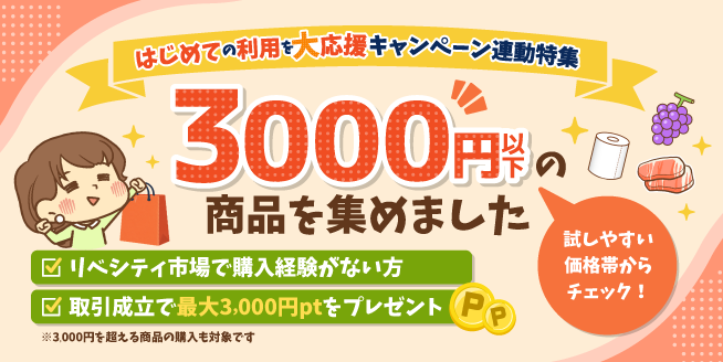 3,000円以下の商品特集